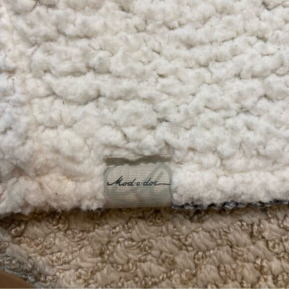 Ladies Mod-o-Doc brand Waterfall Collar Open Front Sherpa Lined Vest Size XL - Picture 7 of 11